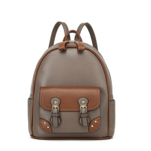 Load image into Gallery viewer, Women Genuine Leather Backpack Purse Female Shoulder Bag Fahion Travel Backpack Casual School College Book Bag For Girls