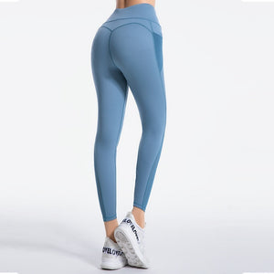 Women Gym Seamless leggings Blue Butt high Waist leggings Sport fitness athletic Booty leggings Fitness 2020 vital yoga pants
