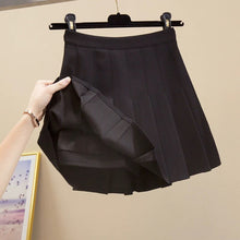 Load image into Gallery viewer, Women High Waist Pleated Skirt Female Fashion Mini Dance Skirt Side Button High Waist School Skirts Cosplay Costumes