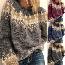 Load image into Gallery viewer, Women Knitted Sweater Fashion Pullovers Ladies Winter Loose Sweater Korean College Style Women Jumper Sueter Mujer