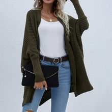 Load image into Gallery viewer, Women Knitted Sweater Knit Cardigan Solid Color Sweaters Winter Coat Casual Warm Tops Open Front Long Sleeve Fashion Warm Tops