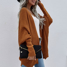 Load image into Gallery viewer, Women Knitted Sweater Knit Cardigan Solid Color Sweaters Winter Coat Casual Warm Tops Open Front Long Sleeve Fashion Warm Tops