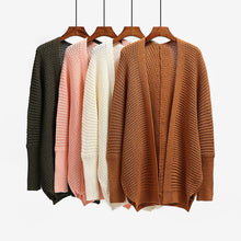 Load image into Gallery viewer, Women Knitted Sweater Knit Cardigan Solid Color Sweaters Winter Coat Casual Warm Tops Open Front Long Sleeve Fashion Warm Tops