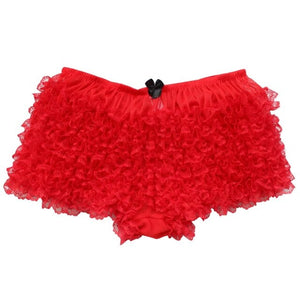 Women Ladies Lingerie Layered Ruffled Lace Trim Bloomers Knickers with a bow Sexy Panties Women&#39;s Underwear Underpants