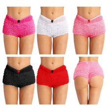 Load image into Gallery viewer, Women Ladies Lingerie Layered Ruffled Lace Trim Bloomers Knickers with a bow Sexy Panties Women&#39;s Underwear Underpants