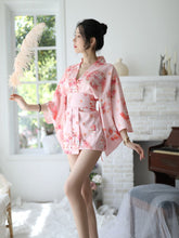 Load image into Gallery viewer, Women Lady Sexy Dress Tunic Yukata Japanese Style Cherry Blossom Kimono Uniform Temptation