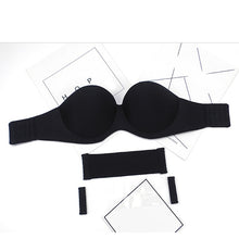 Load image into Gallery viewer, Women Magic Push Up Bra Strapless Women&#39;s Bras Underwired 1/2 Cup Back Band Dress Wedding backless invisible Bras G#