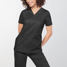 Load image into Gallery viewer, Women Nurse Uniform Short Sleeve V-neck Tops Summer Plus Size Ladies T-shirt Care Workers Tunic Clinic 2023 New Blouse Clothing