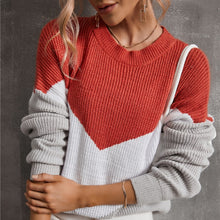 Load image into Gallery viewer, Women Oversized Thin Sweater Vintage Striped Loose Sweaters Pullovers Streetwear Autumn Knitted Jumper Femme 2021 Sueter Mujer