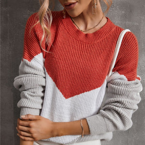 Women Oversized Thin Sweater Vintage Striped Loose Sweaters Pullovers Streetwear Autumn Knitted Jumper Femme 2021 Sueter Mujer