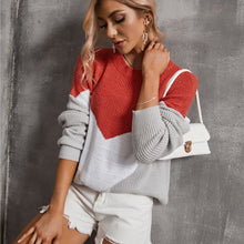 Load image into Gallery viewer, Women Oversized Thin Sweater Vintage Striped Loose Sweaters Pullovers Streetwear Autumn Knitted Jumper Femme 2021 Sueter Mujer
