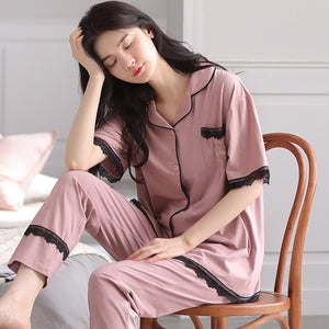Women Pajama Plus Size Women's Pajamas Modal Cotton Pyjamas XXXL Pajamas For Women Sleepwear Summer PajamasWomen Pijama