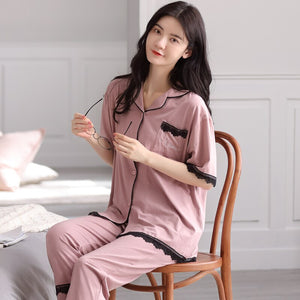 Women Pajama Plus Size Women's Pajamas Modal Cotton Pyjamas XXXL Pajamas For Women Sleepwear Summer PajamasWomen Pijama