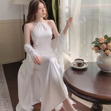 Load image into Gallery viewer, Women Pajamas Ice Silk Material Sleepwear Dresses Y2k Loungewear Top Women&#39;S Home Clothes Sexy Nightwear Loose And Comfortable