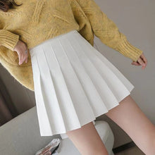 Load image into Gallery viewer, Women Pleated Skirt Girls Dance Mini Skirts Cute Japanese School Uniforms Ladies Jupe Kawaii Skirt Preppy Style Plaid Skirts
