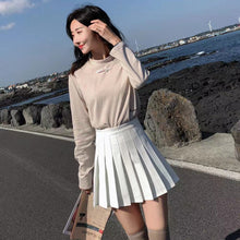 Load image into Gallery viewer, Women Pleated Skirt Girls Dance Mini Skirts Cute Japanese School Uniforms Ladies Jupe Kawaii Skirt Preppy Style Plaid Skirts