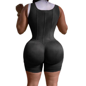 Women  Post-operative Open Bust High Compression Shapewear Waist Trainer Butt Lifter Slimming Corset Skims Fajas Colombianas