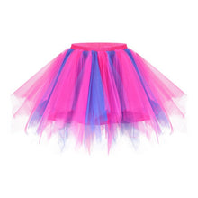 Load image into Gallery viewer, Women Princess Midi Fairy Tulle Skirt Ballet Dance Tutu Fluffy Skirts Womens Lolita Petticoat Femme Party Puffy Skirts Adult