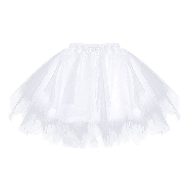 Women Princess Midi Fairy Tulle Skirt Ballet Dance Tutu Fluffy Skirts Womens Lolita Petticoat Femme Party Puffy Skirts Adult