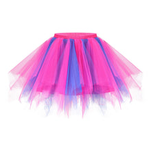 Load image into Gallery viewer, Women Princess Midi Fairy Tulle Skirt Ballet Dance Tutu Fluffy Skirts Womens Lolita Petticoat Femme Party Puffy Skirts Adult