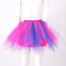 Load image into Gallery viewer, Women Princess Midi Fairy Tulle Skirt Ballet Dance Tutu Fluffy Skirts Womens Lolita Petticoat Femme Party Puffy Skirts Adult