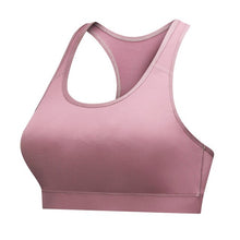 Load image into Gallery viewer, Women&#39;S Racerback Sports Crop Top Padded Push Up High Impact Workout Sportswear Running Female Backless Crop Tops