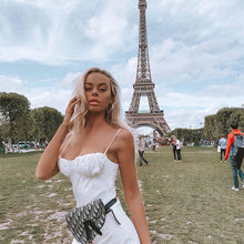 Load image into Gallery viewer, Women Sexy Club Spaghetti Strap Party Dress Ladies Sleeveless Solid Casual Dress 2020 Autumn Elegant Fashion Midi Dress Vestidos