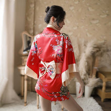 Load image into Gallery viewer, Women Sexy Costumes Exotic Skirt Thong Lingerie Dress Suit Japanese Kimono Style Role Play Femme Costume Nightwear