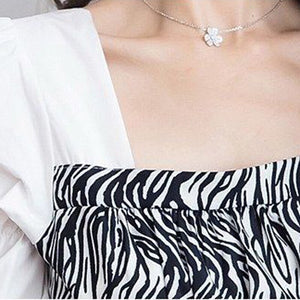 Women Sexy Dress Retro Square Collar Temperament Slim Dresses Korean Fashion Zebra Pattern Splice Dress Autumn Long-Sleeve Dress