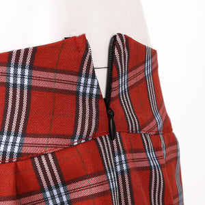Women Sexy Lady Plaid Skirt Schoolgirl Sleepwear Mini Skirts Night Preppy Scottish Grid Pleated Miniskirt Fancy Parties Clubwear