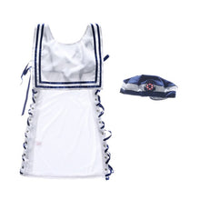 Load image into Gallery viewer, Women Sexy Lingerie Navy Costume Sailor Girl Uniform Halloween Carnival Party Fancy Dress Outfit School Girl Costume Maid Dress