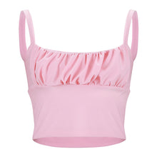Load image into Gallery viewer, Women Short Sexy Club Pink Camis Summer 2020 Female Sleeveless Strapless Party Beach Crop Top Femme Streetwear Tops