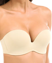 Load image into Gallery viewer, Women Silicone Bands Strapless Bra Seamless Plus Size Support Invisible Slightly Lined Lift Ultimate Plunge