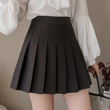 Load image into Gallery viewer, Women Skirt 2021 High Waist Student Pleated Skirts Cute Sweet Girls Dance Mini Skirt