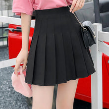 Load image into Gallery viewer, Women Skirt 2021 High Waist Student Pleated Skirts Cute Sweet Girls Dance Mini Skirt