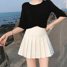 Load image into Gallery viewer, Women Skirt 2021 High Waist Student Pleated Skirts Cute Sweet Girls Dance Mini Skirt
