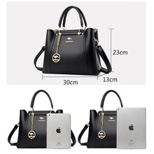 Load image into Gallery viewer, Women Soft Leather Handbags Luxury Designer 3 Layers Shoulder Crossbody Bags Ladies Large Capacity Shopping Brand Messenger Tote