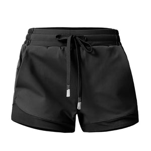 Women Sport Shorts Comfortable Breathable Quick Dry Elastic Waistband High Waist Fitness Gym Workout Running  Short Pants