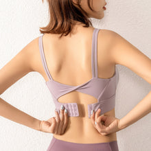 Load image into Gallery viewer, Women Sports Tank Tops Push-up Shockproof Quick Dry Padded Crop-Top Breathable Tank-Top Workout Fitness Running Crop Tops