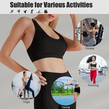 Load image into Gallery viewer, Women Sports Tops Wireless Hollow Out Mesh Racer Back Crop Top Breathable Quick-Dry Tops Fitness Cropped Feminino