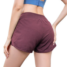 Load image into Gallery viewer, Women Summer Two Layers Anti-Exposure Running Shorts Fashion Mid-Rise Breathable Loose Fitness Quick Dry Shorts