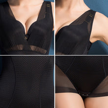 Load image into Gallery viewer, Women Summer Ultra Thin Traceless Bodysuit Conjoined Abdominal Corset Women&#39;s Postpartum Correction Beauty Shaping Underwear