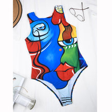 Load image into Gallery viewer, Women Swimwear Pop Art One Piece Swimsuit Female Monokini Swimming Suits Bathing Suits Print Swimsuits For Women Swimwear Beach
