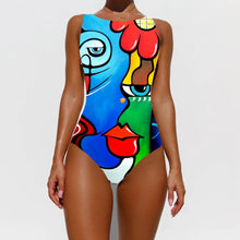 Load image into Gallery viewer, Women Swimwear Pop Art One Piece Swimsuit Female Monokini Swimming Suits Bathing Suits Print Swimsuits For Women Swimwear Beach