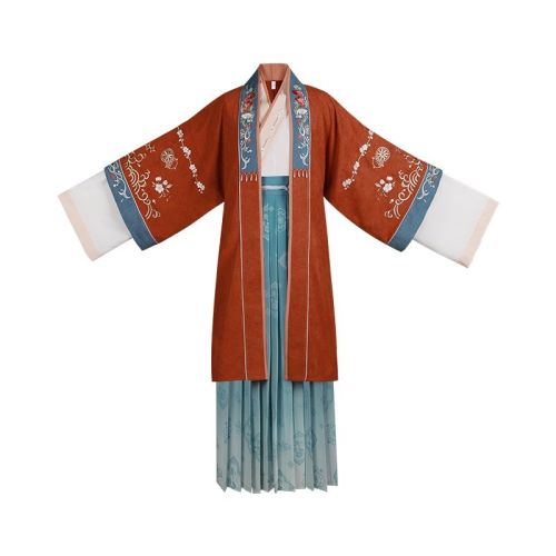 Women Traditional Chinese Style Hanfu Retro Embroidery Fairy Princess Dress Folk Dance Party Outfits Qipao Cosplay Costume Set