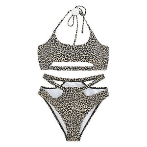 Women&#39;s Bikini Set High Waist Padded Biquini Solid Swimwear Swimsuit Brazilian Bikinis Beach Suit 2022 Koren Bathing Suits