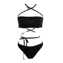 Load image into Gallery viewer, Women&#39;s Bikini Set Padded Bandage Biquini Low Waist Swimwear Bandeau Swimsuit High Quality Beach Suit 2020 Koren Design