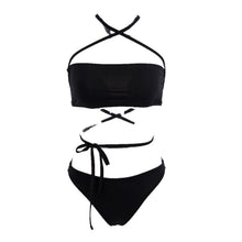 Load image into Gallery viewer, Women&#39;s Bikini Set Padded Bandage Biquini Low Waist Swimwear Bandeau Swimsuit High Quality Beach Suit 2020 Koren Design