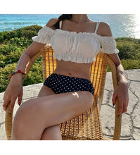 Load image into Gallery viewer, Women&#39;s Bikini Set Padded Off Shoulder Biquini High Waist Swimwear Swimsuit High Quality Beach Suit 2020 Koren Design
