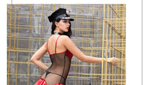 Load image into Gallery viewer, Women&#39;s Bodysuit Sexy Lingerie Police Temptation Uniform Cosplay Maid Erotic Nightdress Catsuit Costumes Sex Role Play Outfits